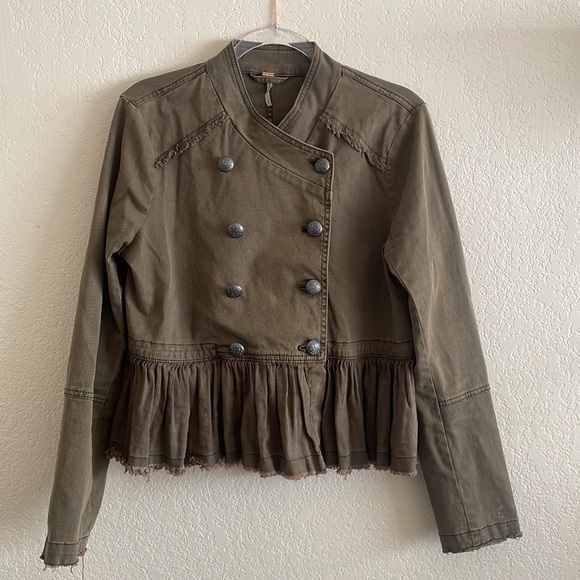 Free People Military Style Jacket - Picture 2 of 7